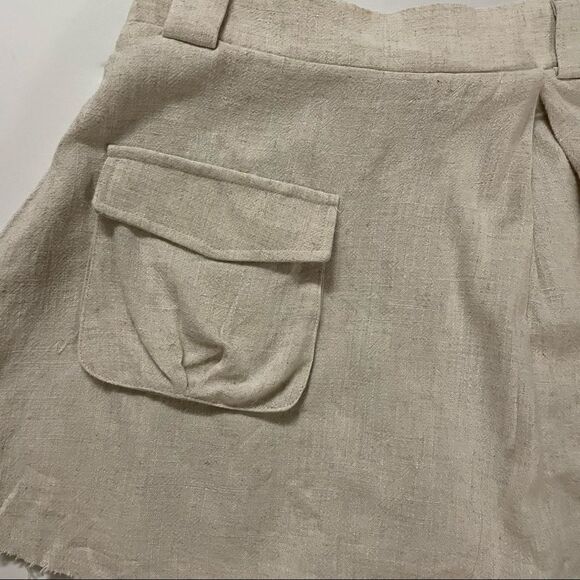 Minkpink Urban Outfitters ~ Linen blend Skort ~ size XS ~ NWT - Picture 4 of 8